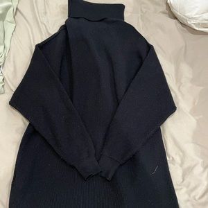 Free People Black Turtle Neck Sweater